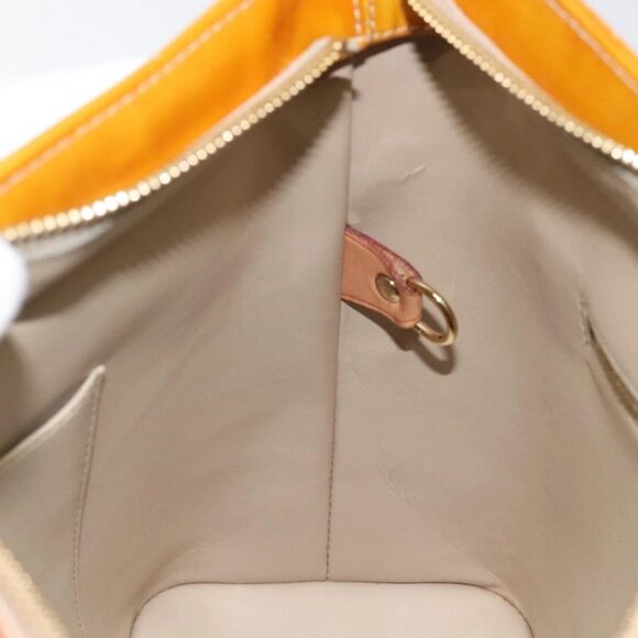 LOUIS VUITTON Monogram Vernis Houston Hand Bag Beige - Picture 12 of 16